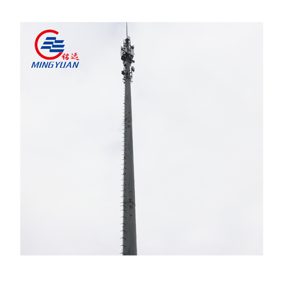 Sıcak Daldırma Galvanizli Sıcak Daldırma Anten Wifi Kulesi Konik Swaged Çelik Boru Direk