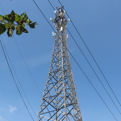 4g Gsm Üçgen Kafes Kule Kablosuz Mikrodalga Anten