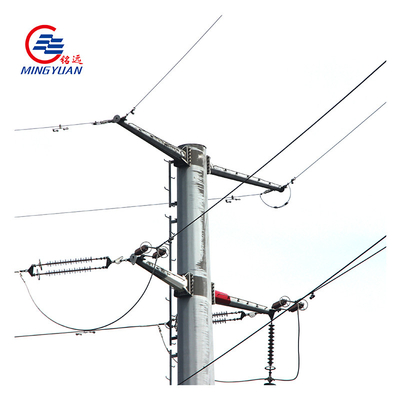 Galvanizli Gr50 Çelik Monopol Yapılar Sıcak Daldırma Elektrik Direği