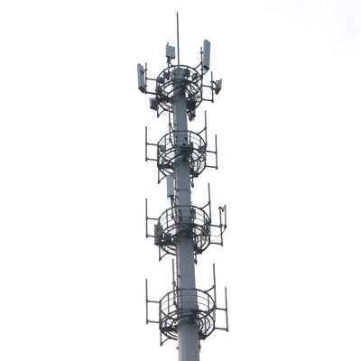 Poligonal Konik Orta Gerilim Direk Telekomünikasyon Monopol Anten Kulesi