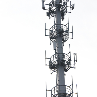 Poligonal Konik Orta Gerilim Direk Telekomünikasyon Monopol Anten Kulesi