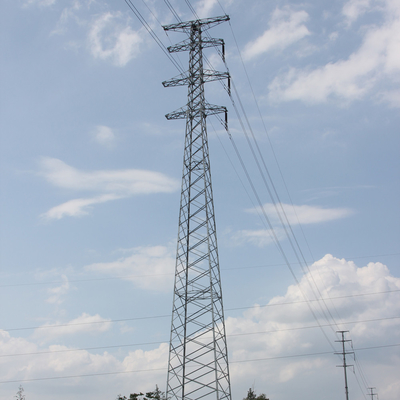 Galvanizli Q235b Elektrik Kulesi Enerji Hatları Yüksek Gerilim Açısal Kule