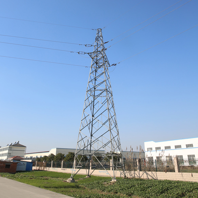 Q345b 4 Ayaklı Elektrik İletim Kuleleri, Açılı Galvanizli Çelik Kule