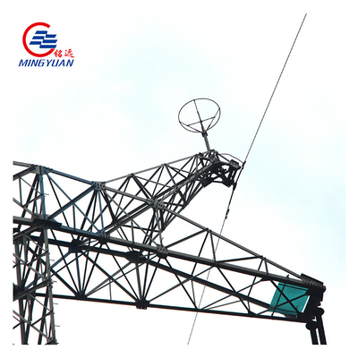 Elektrik hattı için sıcak daldırma galvanizli orta gerilim çelik kule