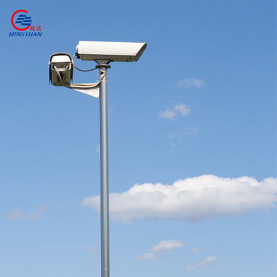 Dairesel Q235b CCTV Kamera Montaj Direği 3m Gözetleme