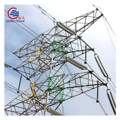 Yüksek Gerilim Elektrik İletim Kulesi Galvanizli Q345 ASTM A123