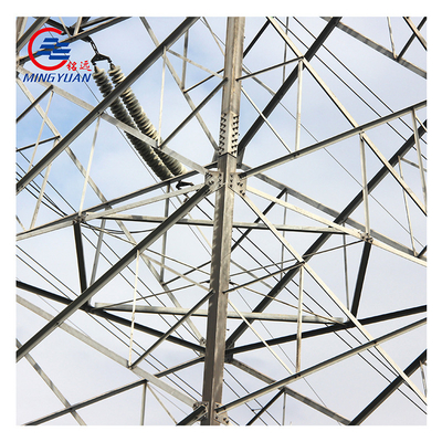 Yüksek Gerilim Elektrik İletim Kulesi Galvanizli Q345 ASTM A123