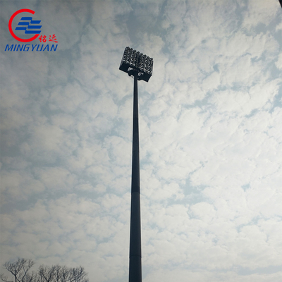 Elektrik Enerjisi Çelik Hizmet Direği Solar LED Sokak Lambası Açısal Boru Galvanizli A572
