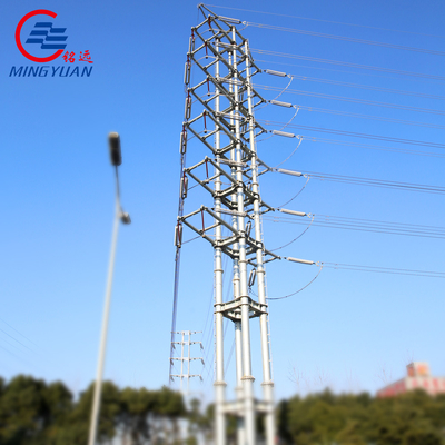 Elektrik Enerjisi Nakil Hattı Çelik Kule Galvanizli Kafes Telekom Açı Kulesi