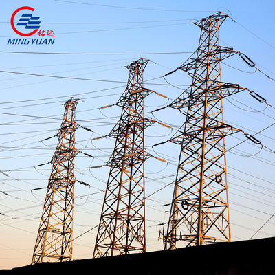 Elektrik Enerjisi Nakil Hattı Çelik Kule Galvanizli Kafes Telekom Açı Kulesi