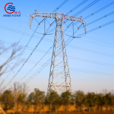 Elektrik Enerjisi Nakil Hattı Çelik Kule Galvanizli Kafes Telekom Açı Kulesi