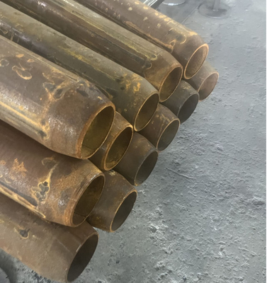 Özelleştirilmiş Swaged Çelik Yardımcı Boru Direkleri Sıcak Daldırma Galvanizli Metal 100m ISO9001