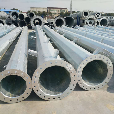 SS400 Tubular Çelik Kulesi İletişim ve İletişim