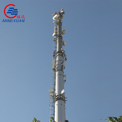 Tubular Çelik Monopole Telekomünikasyon Kulesi 30m Galvanize
