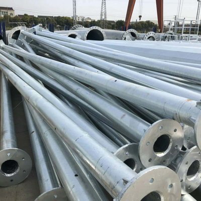 Tubular Çelik Monopole Telekomünikasyon Kulesi 30m Galvanize