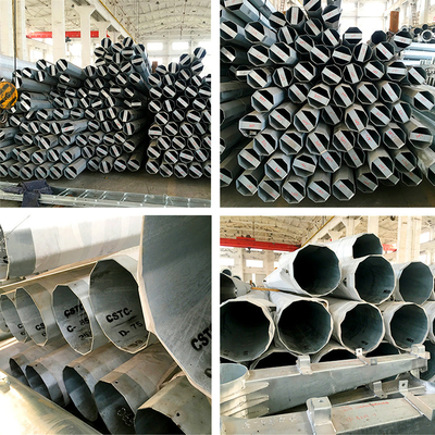 12m Güç İletim Kulesi Galvanize Sekizgen