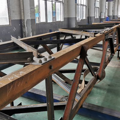 Galvanizli Trafo Merkezi Portal Yapısı Sıcak Daldırma Q355b Demiryolu İletim Hattı